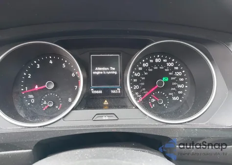 2018 Volkswagen Tiguan 2.0T Se/2.0T Sel из США, поврежденный, VIN 3VV2B7AX4JM194555